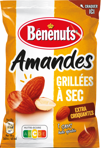 Amandes Grillées À Sec